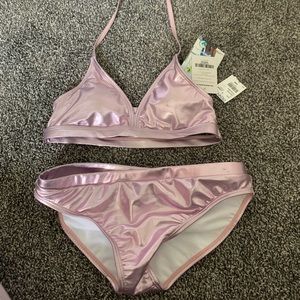 Metallic Dennys bathing suit